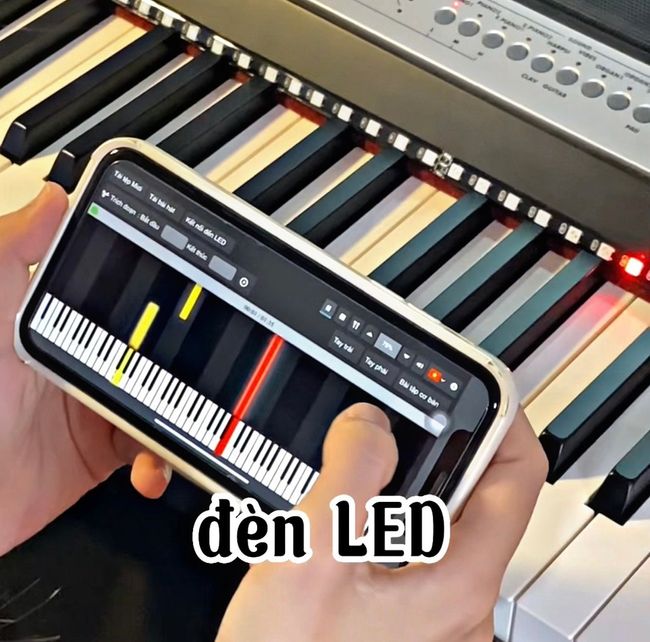 Sản phẩm LED Piano hỗ trợ học đàn có giá dưới 1 triệu đồng